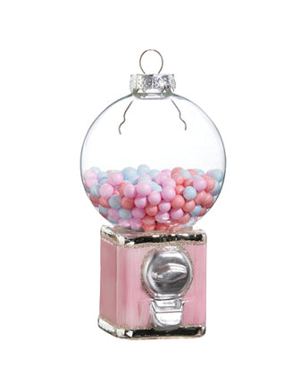 5" Pink Gumball Machine Ornament