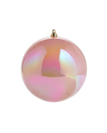 6" Pink Iridescent Ball