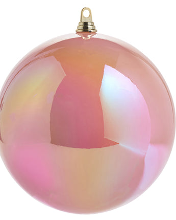 10" Pink Iridescent Ball