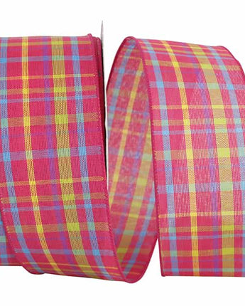 2.5" Breezeway Plaid Ribbon