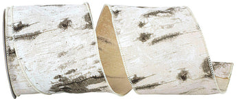 4" BIRCH TREES BARK FOREST RIBBON