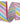 2.5" PASTEL STRIPE DIAGONAL RIBBON