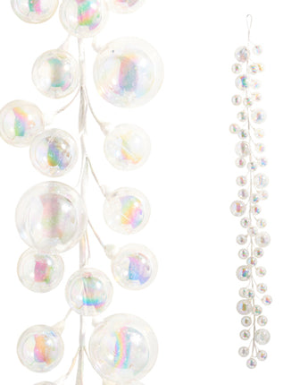 4' Iridescent Ball Garland