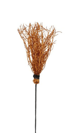 Glitter Vine Witch's Broom 15"