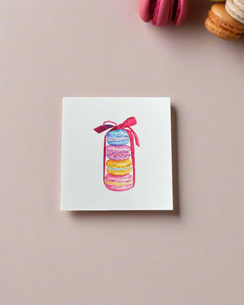 Macarons Enclosure Card