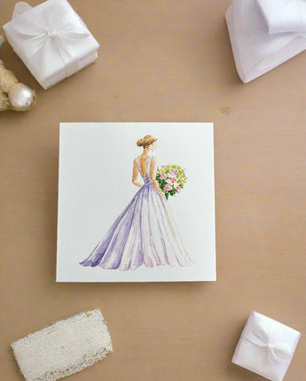 Wedding Dress Enclosure Card