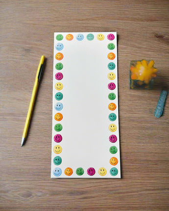 Colorful Smileys List Notepad