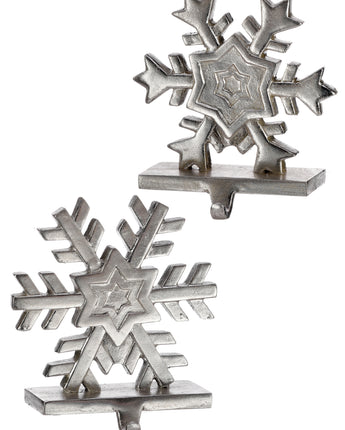 9" Snowflake Stocking Holder