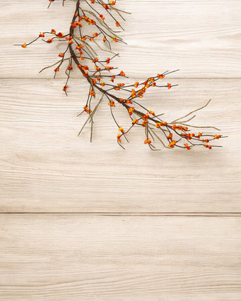 Bittersweet Berry and Twig Garland 48"