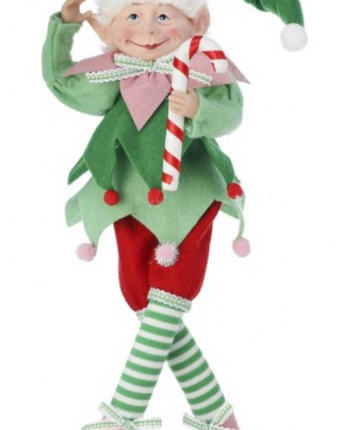 Bendable Holiday Sweets Elf 17"