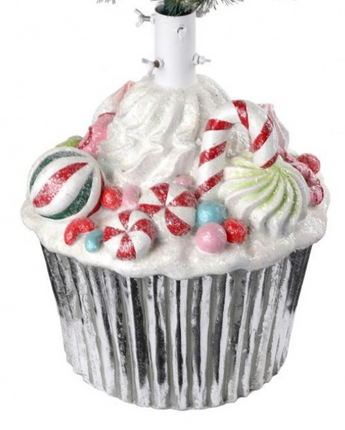 Concrete Outdoor Candy Cupcake Tree Stand 21"