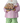 Resin Pastel Gingerbread Santa Chef 16.6"