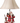 Resin Santa with Forest Friends Lamp 29"