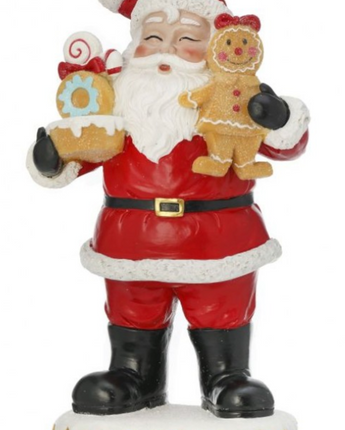 Resin Santa with Sweets 9"