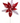 Velvet Candy Cane Poinsettia 24"