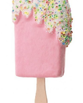 Velvet Sprinkles Dreamsicle Ornament 7"