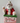 Glass Santa Ice Cream Cart Ornament 6"