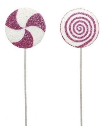 Glitter Lollipop on Stick 26"