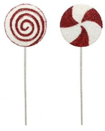 Glitter Lollipop on Stick 26"