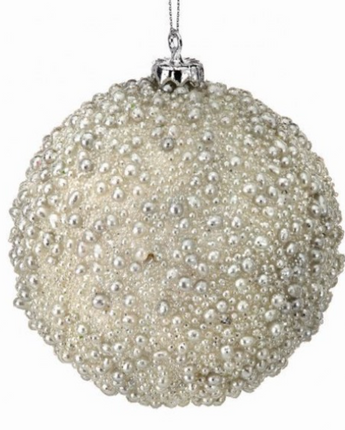 Glitter Mini Bead Ball 4"