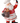 Resin Candy Chef Santa 6"