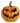 Orange Resin LED Flicker Flame Jack-O-Lantern 13"