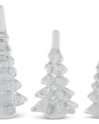 Clear Glass Trees Set