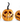 Orange Resin LED Flicker Flame Jack-O-Lantern (Set of 3)