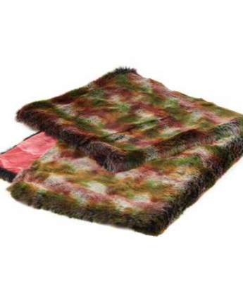 66" Fur & Velvet Throw