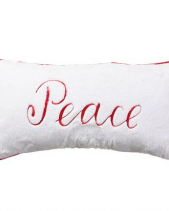 21" Peace Fur Pillow