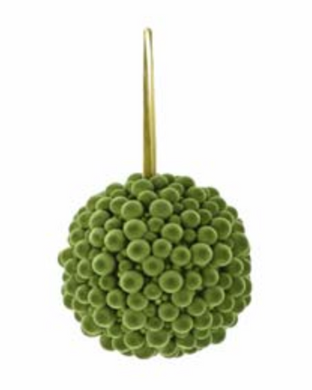 Beaded Ball Ornament 5"