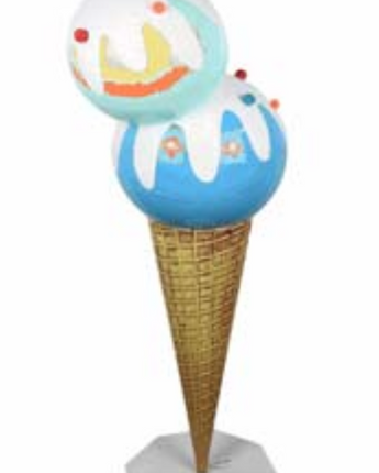 Ice Cream Cone with Stand 42"