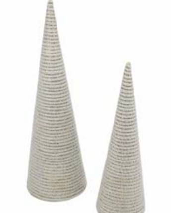 Jewel Cone Tree Set of 2