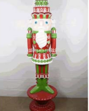 Resin Candy Nutcracker 74.5"