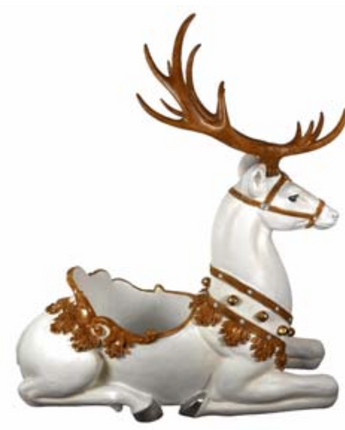 Sitting Reindeer Container 50.5"