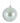 4.75" Light Blue Textured Mercury Glass Round Ornament