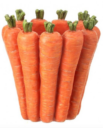 7" Resin Carrot Planter