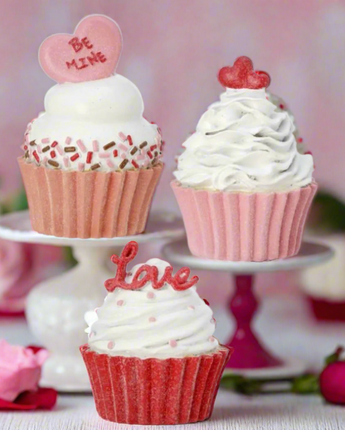 4.5" Resin Valentine Cupcake (Sold Separately)