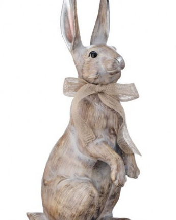 17" Resin Sitting Bunny