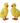 5" Resin Flocked Ducks (Set of 2)