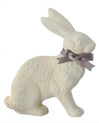 10" Resin Chocolate Bunny