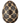 9" Resin Gilded Lattice Egg