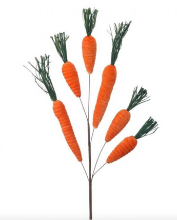 31" Velvet Carrot Spray