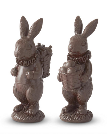 6.25" Resin Chocolate Easter Bunny (Sold Separately)