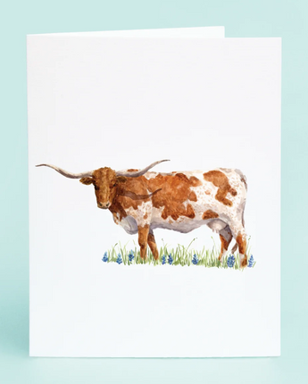 Texas Longhorn Card