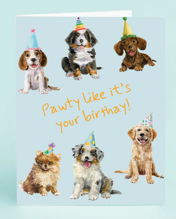 Birthday Puppies Card