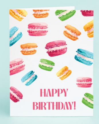 Birthday Macarons Card