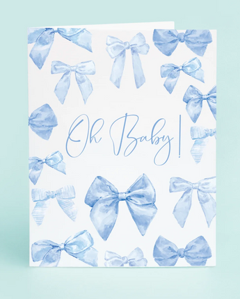 "Oh Baby!" Bows Card