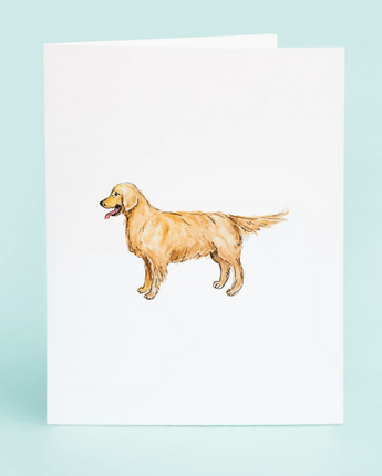 Golden Retriever Card