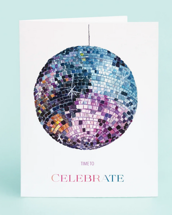 Birthday Disco Ball Card